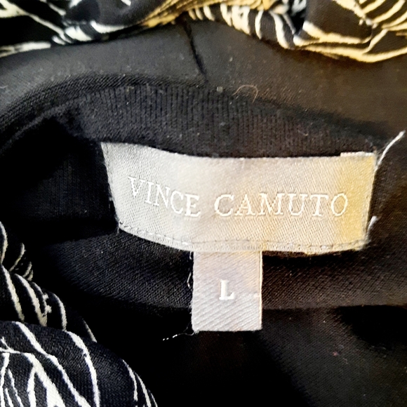 Large Vince Cumuto Maxi Black & White Skirt - Picture 7 of 16